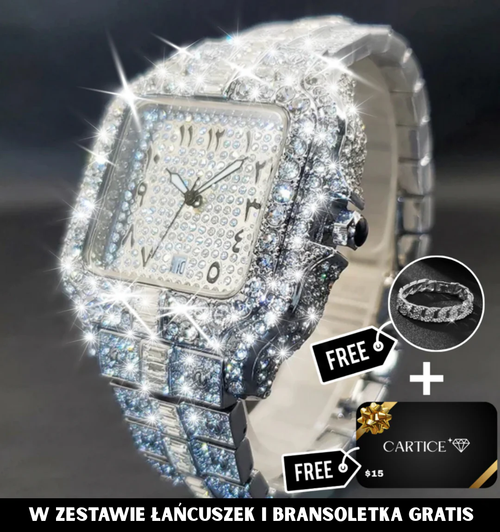 Arabic VVS Iced Out Watch