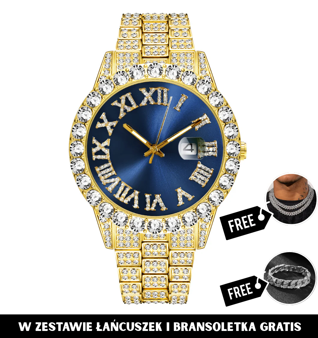 Presidental Iced Out Watch