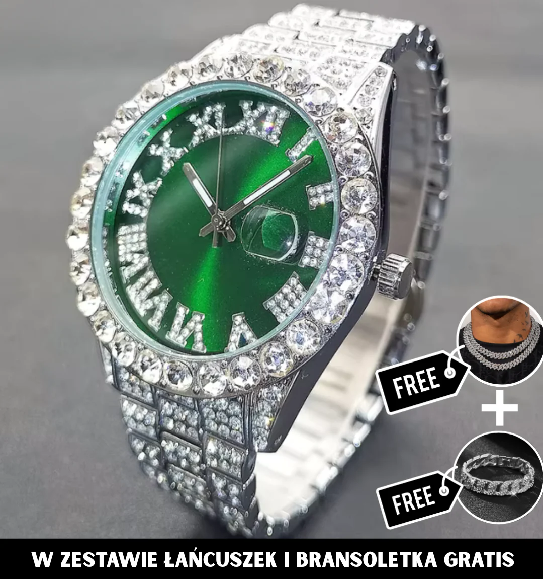 Presidental Iced Out Watch