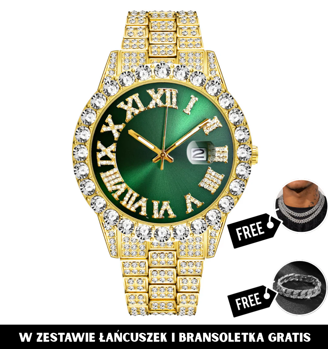 Presidental Iced Out Watch