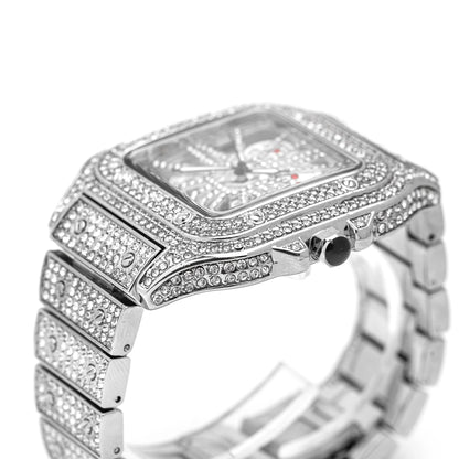 Skeleton VVS Iced Out Watch