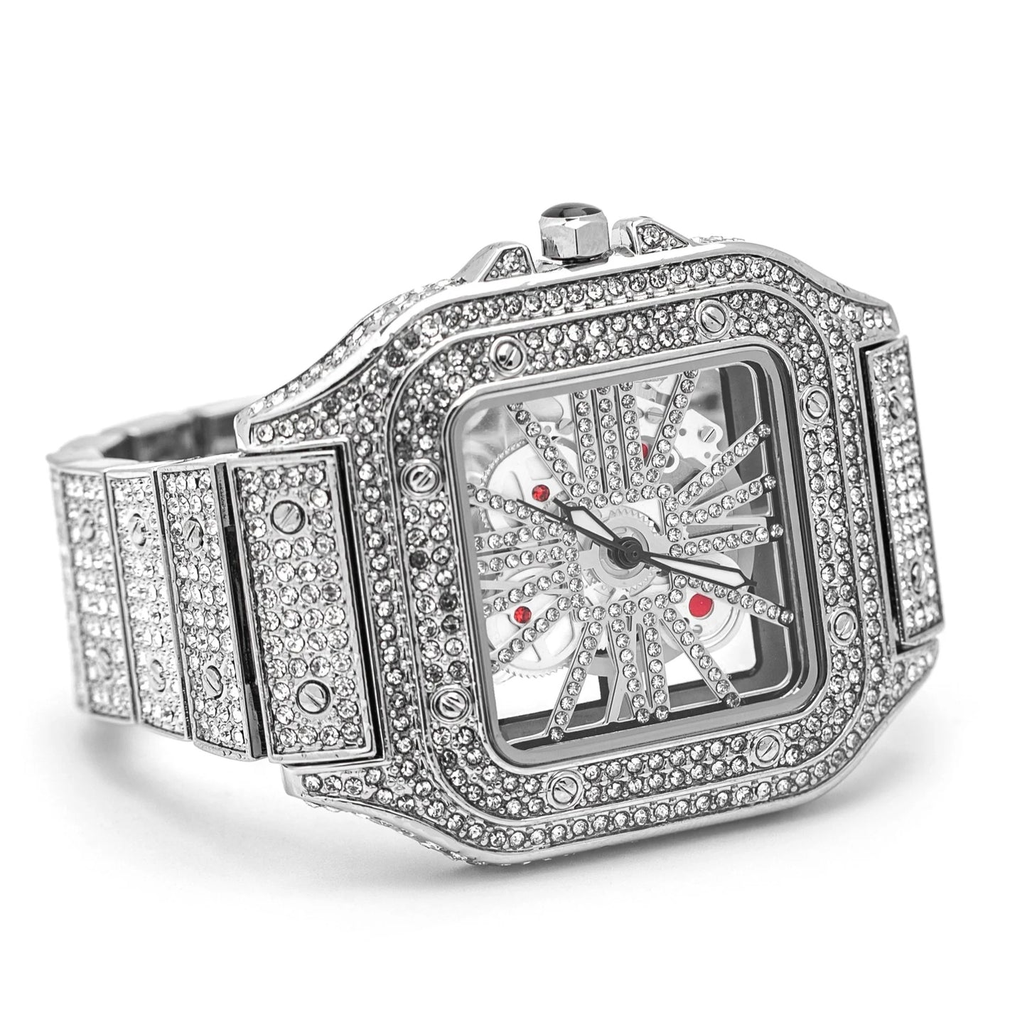 Skeleton VVS Iced Out Watch