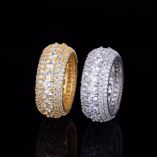 Tennis and Stones Iced Out Rings