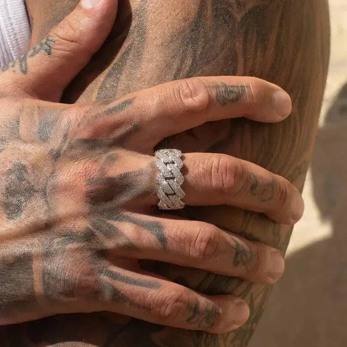 11MM Iced Cuban Ring